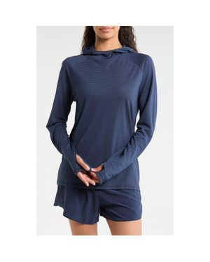Smartwool Active Mesh Hoodie - Blue