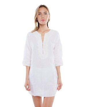 Calypso St. Barth Cara Tunic - White