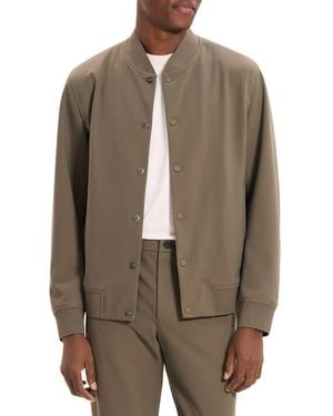 Theory Murphy Precision Bomber Jacket - Brown