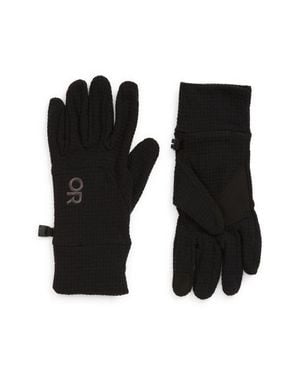Outdoor Research Trail Mix Fleece Gloves - Black
