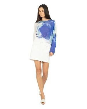 SECRET MISSION Vanna Top - Blue