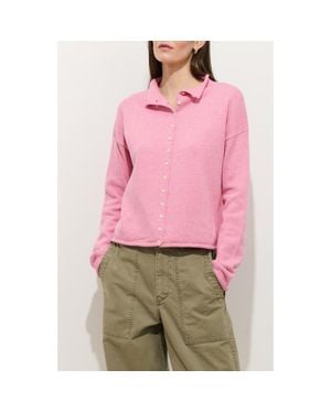 Alex Mill Taylor Cotton & Cashmere Cardigan - Pink