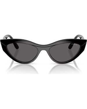 Vogue 52Mm Polarized Cat Eye Sunglasses - Gray
