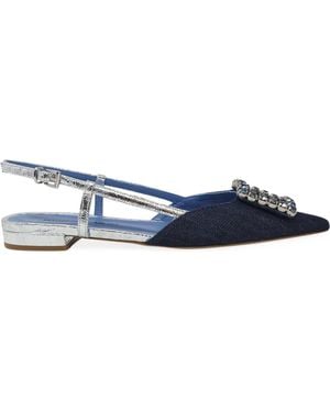 Madison Maison Sling Back Flat - Blue