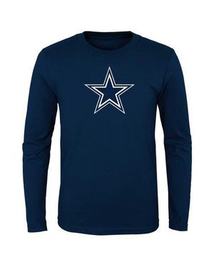 Outerstuff Youth Dallas Cowboys Primary Logo Long Sleeve T-Shirt - Blue