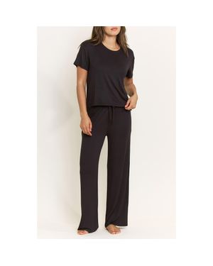 Honeydew Intimates All American Pajama Set - Black
