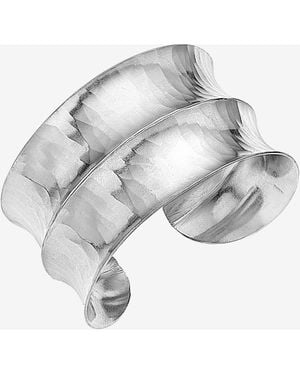 Dower & Hall Double Concave Nomad Cuff - Metallic