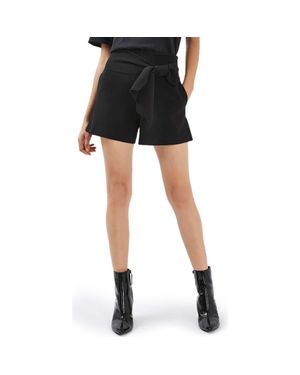 TOPSHOP Tie Waist Shorts - Black