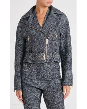 Temperley London Francis Denim Jacket - Gray