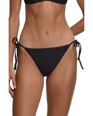 Polo Ralph Lauren Ricky Side Tie Bikini Bottoms - Black