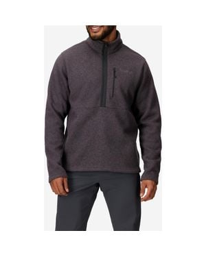 Marmot Drop Line Half Zip Fleece Jacket - Black
