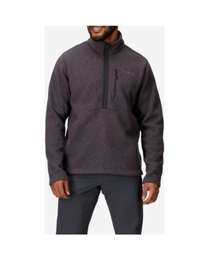 Marmot Drop Line Half Zip Fleece Jacket - Black