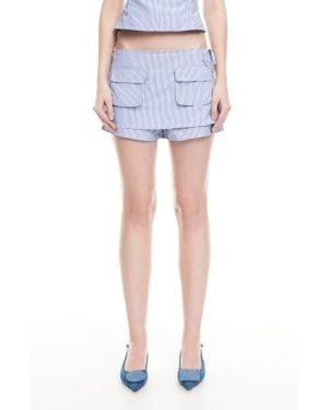 Lioness Countryside Stripe Skort - Blue
