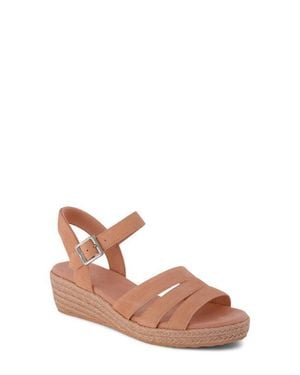 TOMS Julia Wedge Sandal - Brown