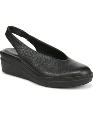 Naturalizer Sutton Slingback Platform Wedge Pump - Black