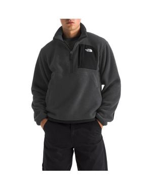 The North Face Yumiori Off Peak Recycled Fleece Half Zip Pullover - Black