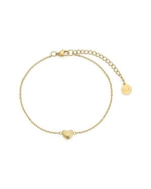 D.Louise Dainty Heart Bridesmaids' Bracelet - Metallic