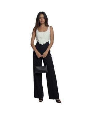 Akalia The Soiree Contrast Jumpsuit - Black