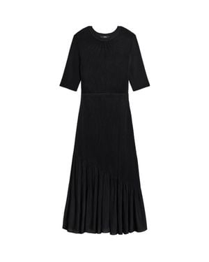 Theory Paneled Midi Dress - Black