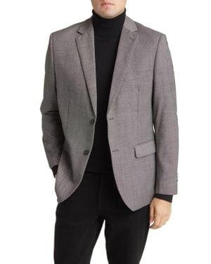 Daniel Hechter Textured Wool Blazer - Gray