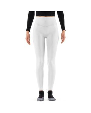 FALKE Maximum Warm Long Base Layer Bottom - White