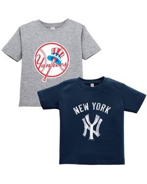 Soft As A Grape Toddler New York Yankees Cooperstown Collection Two-Pack T-Shirt Set - Blue