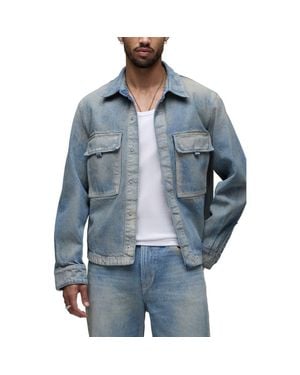 Hudson Jeans Denim Shirt Jacket - Blue