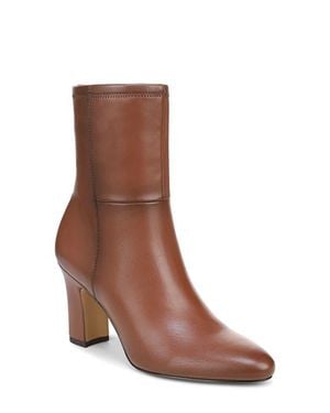 Franco Sarto Flexa Jael Demi Block Heel Bootie - Brown