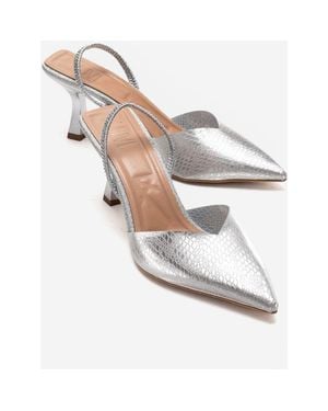 Prologue Shoes Renos Pointed Toe Pump - White