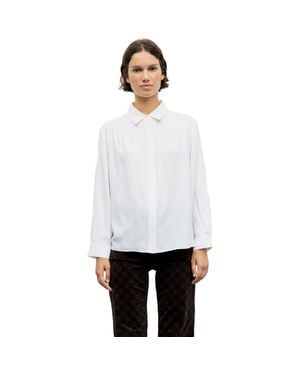Gerard Darel Lilie Pleat Detail Shirt - White