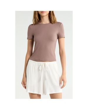 UGG Miriam Rib Baby T-Shirt - Brown
