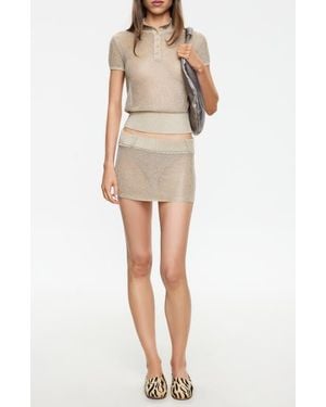 Lioness Sunset Miniskirt - Natural