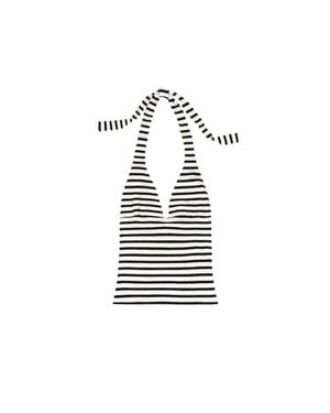 Oddli Halter Top - White