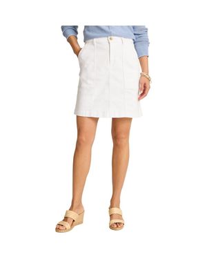 Tommy Bahama Ella Cotton Blend Field Skirt - White