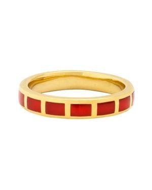 Jan Leslie Dash Ring Set - Orange