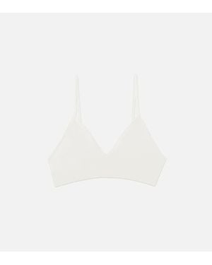 LDMA Low Show V Bralette - White