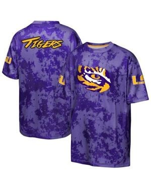 Outerstuff Youth Lsu Tigers Off-Side Sublimated T-Shirt - Purple
