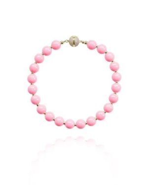 Saule Label Siena Petite Necklace - Pink