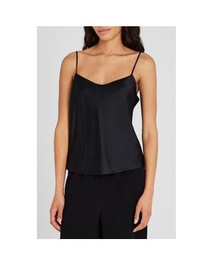 Club Monaco Silk Charmeuse Camisole - Black