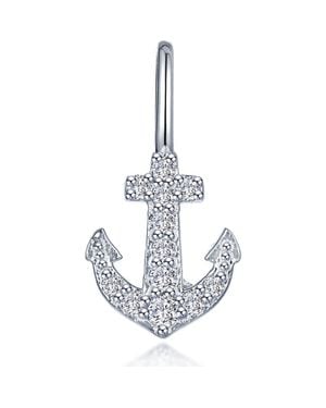 Lafonn Anchor Pavé Simulated Diamond Charm - Metallic