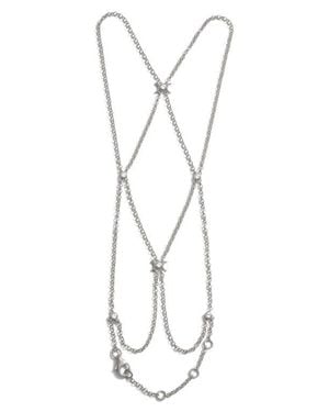 Awe Inspired Chainmail Hand Chain - White