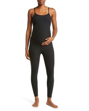 Beyond Yoga Space Dye Maternity Jumpsuit - Black