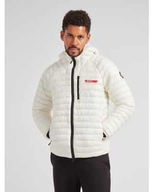 Jacket Satell1Te Long Sleeve Hooded Jacket - White