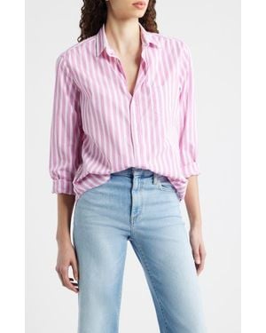 Frank & Eileen Eileen Relaxed Button-Up Shirt - Red