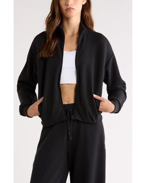 Zella Ultra Soft Zip Jacket - Black