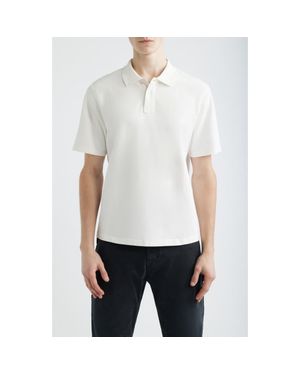 Corridor NYC Brushed Cotton Piqué Polo - White