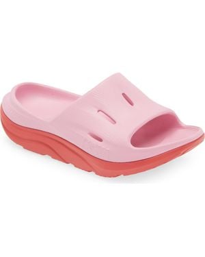 Hoka One One Kids' Ora Recovery Slide - Pink
