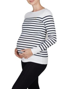 Cache Coeur Benodet Maternity And Nursing Sailor Shirt - Blue