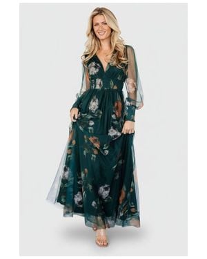 Baltic Born Layla Tulle Maxi Dress - Green