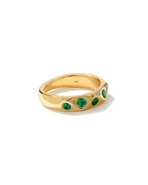 Mark Henry Sculpted Wave Ring - Metallic